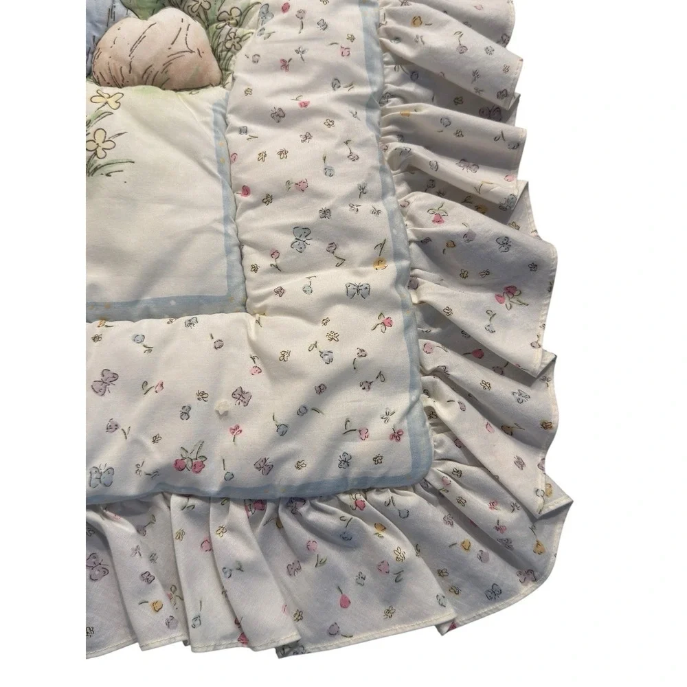 Disney Winnie the Pooh 90's baby crib bedding 2pc nursery set blanket vintage - Picture 3 of 8